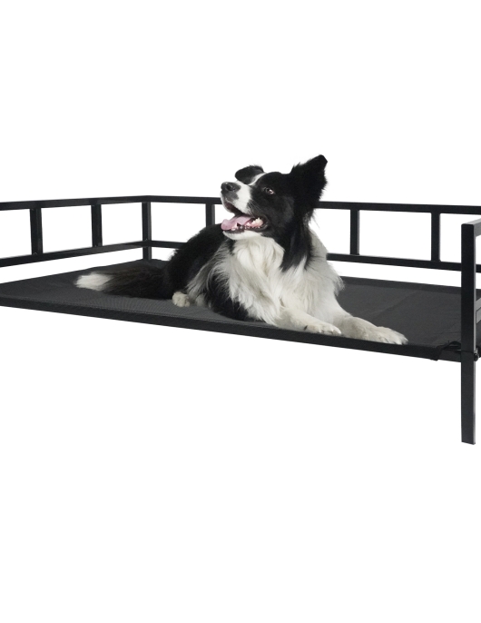 New iron shelf dog bed Big Dog Military bed Waterproof Pet Pet Elevated bed Summer breathable dog bed removable