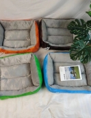 Pet cushions can be used in four seasons of square dog nest candy, pet nest footprints of Teddy