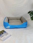 Pet cushions can be used in four seasons of square dog nest candy, pet nest footprints of Teddy