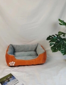 Pet cushions can be used in four seasons of square dog nest candy, pet nest footprints of Teddy