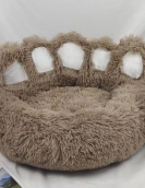 Thick cat nest dog nest Winter long hair bear paw shape pet nest pad can disassembled cat claw nest