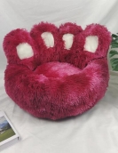 Thick cat nest dog nest Winter long hair bear paw shape pet nest pad can disassembled cat claw nest