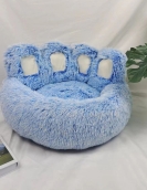 Thick cat nest dog nest Winter long hair bear paw shape pet nest pad can disassembled cat claw nest