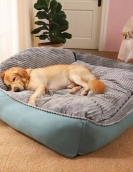 Demolition of dog nest green can be warm in winter warm pet cushion winter sofa four seasons universal dog pad pet nest