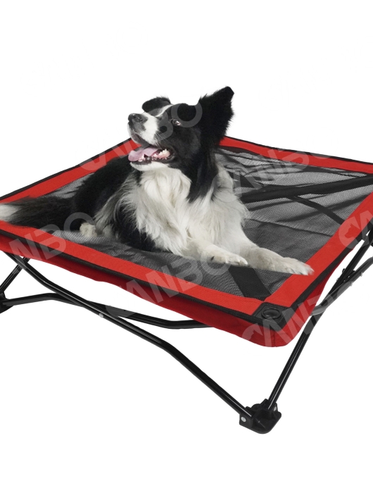 Processing pet bed Teslin breathable dog marching bed summer outdoor breathable moisture -proof folding bed