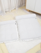 Polka dot pet bed mattress white summer matting wear resistance and grabbing four seasons universal pet cushion