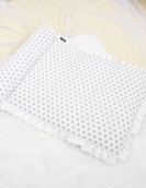 Polka dot pet bed mattress white summer matting wear resistance and grabbing four seasons universal pet cushion