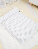 Polka dot pet bed mattress white summer matting wear resistance and grabbing four seasons universal pet cushion