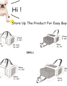 Pet outing bag Portable cat backpack breathable can expand the large capacity of the handbag