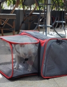 Pet outing bag Portable cat backpack breathable can expand the large capacity of the handbag