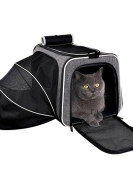 Cat bag can be taken out of breathable pet bags to fold the shoulder -handed pet expansion package