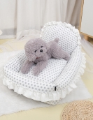 Disassembly washing dog nest cat nest princess bed Yorkshire cute warm teddy small dog Fangwo four seasons universal