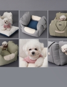 Dog car safety seat bottoming car dog nest cat and dog four seasons universal pet nest pet sofa pads