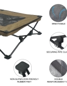 Pet bed moisture -proof and breathable away from the ground bed elevated bed can fold the medium large dog line military bed dog bed