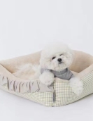 The dog's nest pet nest cat sofa nest waterproof small and medium -sized canine teddy cushion can wash the cat nest dog bed