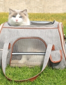 Cat bag out of bags, take a small dog bag, breathable can be folded, cat shoulder car car, hand -lifted pet bag