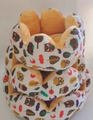 Inventory throwing four seasons can be used for dog nest Cat's nest Candy -colored embroidered pet nest pet nest