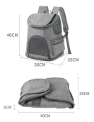 Cat backpack can be folded and breathable cat bag out bags to carry cat outdoor travel small shoulder dog bag