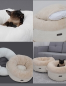 Pet round nest cats and dog round cloth nest cute cat products four seasons universal pet nest