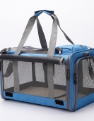 Dog bag out of portable crossbody pet bags breathable and folded large -capacity hand cat bag with roller curtain cat cage