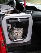 Pet car dog cage in the large dog nest handbags large capacity of large capacity, two cat outdoor folding pet bags