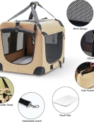 Pet car dog cage in the large dog nest handbags large capacity of large capacity, two cat outdoor folding pet bags