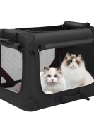 Pet car dog cage in the large dog nest handbags large capacity of large capacity, two cat outdoor folding pet bags