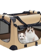 Pet car dog cage in the large dog nest handbags large capacity of large capacity, two cat outdoor folding pet bags