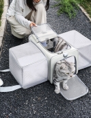 Pet out -of -the -box bags, handhanded cat bags, large capacity, two small cats breathable can expand pet bags