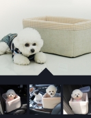 Square dog nest Four seasons general -purpose car seat small and small pet nest household car cat nest