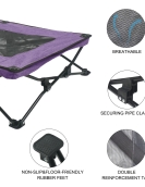 Outdoor folding pet dog marching bed Summer elevated dog bed moisture -proof mid -large dogs are easy to store