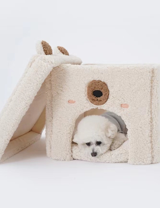 Hot selling cat nests autumn and winter pet supplies Winter cat nest dog nest can be disassembled cat nest