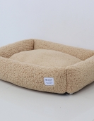 Gouwn large, medium -sized dog nests in winter moisture -proof warmth and short velvet fur square dog nest pet nest pads