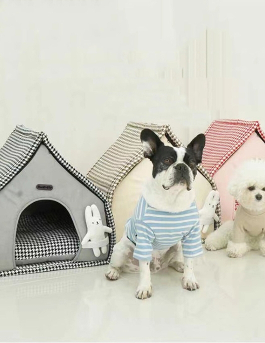 Pet nest Four Seasons General Semi -closed Catalog washing house type cat dog nest pet supplies