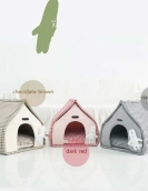 Pet nest Four Seasons General Semi -closed Catalog washing house type cat dog nest pet supplies