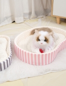 Cat and dog nest Winter warm semi -closed semi -enclosed cats to avoid the house, luxury all -siege pet nest