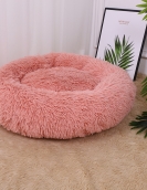 Dog nest cat nest long plush round pet nest dog bed Winter dog mats pet mattress pet supplies