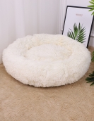 Dog nest cat nest long plush round pet nest dog bed Winter dog mats pet mattress pet supplies