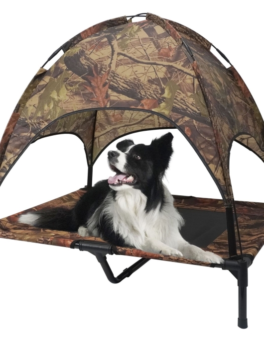 Camouflage Tent Dog Bed Dog Dog Military Bed Oxford Orthopeded Outdoor Single Everlasting Elevated Big Dog Bed