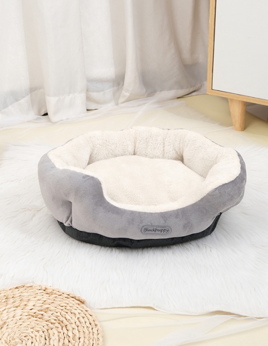 Demolition washing dog nest cat nest pet supplies deep sleep circular long hair pet nest cat mattress