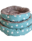 Little round nest cat and dog four seasons universal warmth, comfortable, cute skin -friendly Arctic velvet Shu cotton velvet