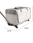 Pet lever box Large space, hatchback, multi -cat carbon with a cat bag out of the portable breathable cat cage