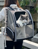 Cat backpack breathable can be foldable Pet backpack outdoor travel cat bag out bag to carry small dog bag