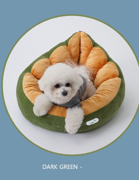 Avocado pet nest Cat cat puppy mattress in winter pet warming supplies deep sleep soft cat nest