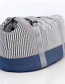 Straight pet bags, portable shoulder -handed lifting, cats, dog handbags, fashion striped pet bags