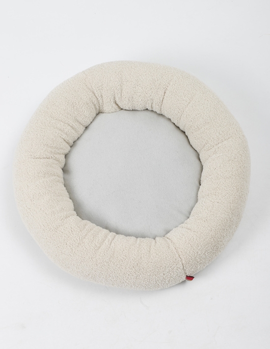 Four seasons common double -color plush round cat pads warm cat nest kitten princess pet supplies portable model