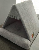 Beautiful velvet dog house pet tent comfortable tent -type foldable and lying pet dog nest cat nest