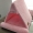 Pink beautiful velvet triangle pet tent 