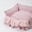 Pink plaid four -corner nest lames large 93*66*24 